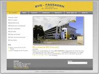 Webdesign von Mausblau für BVS-Fassaden