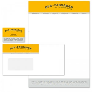 Drucksorten: Briefpapier, Visitenkarte, Kuvert von Mausblau
