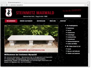 Webdesign für Steinmetz im Burgenland