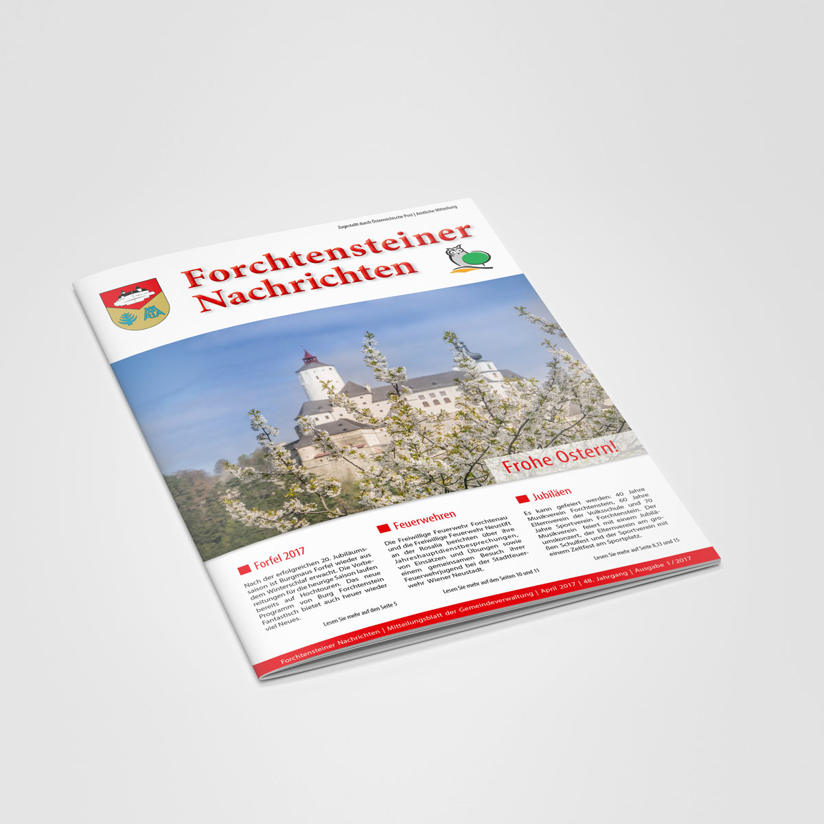 Broschüre - Zeitung: Produktion und Layout-Mattersburg-Burgenland