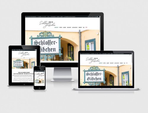 Web­site für „Das Haus im Schlos­ser­gäss­chen“ in Baden bei Wien