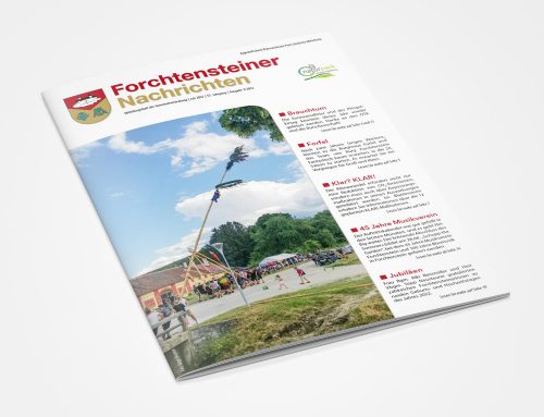 Pro­duk­tion der Gemein­de­zei­tung, Som­mer 2022