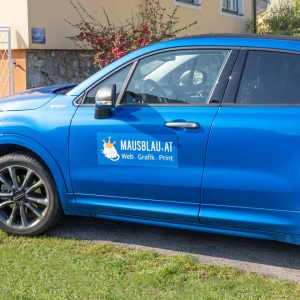 Magnetische Werbefolie fürs Auto